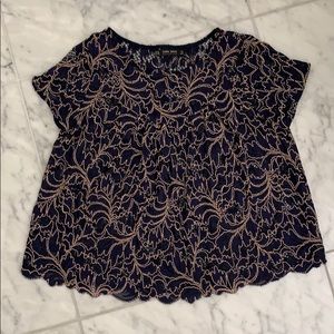 Zara lace see through top